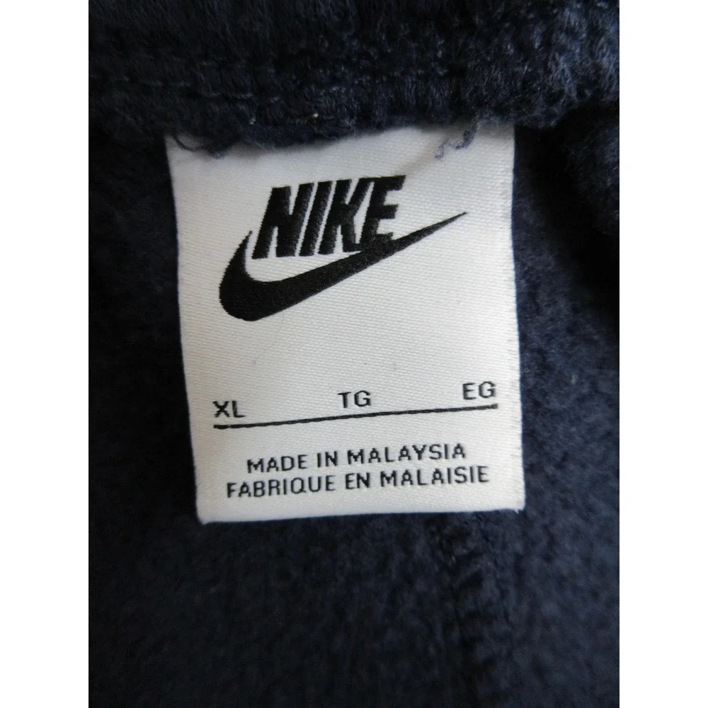 Nike Club Fleece Jogger Pants Mens XL Blue Sweatpants Swoosh Logo Gym Athleisure